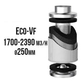 VF ECO activated carbon filter 1700-2390 m3/h, 250 mm